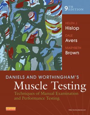 Cover of the book Daniels and Worthingham's Muscle Testing - E-Book by Barbara J Aehlert