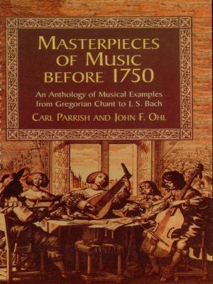 Cover of the book Masterpieces of Music Before 1750 by Ernst Cassirer