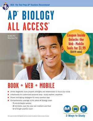 Cover of the book AP Biology All Access by Ms. Sandra Rush, M.A.