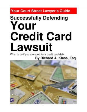 Book cover of Successfully Defending Your Credit Card Lawsuit