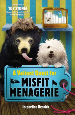 Cover of the book A Valiant Quest for the Misfit Menagerie by Lauren Myracle