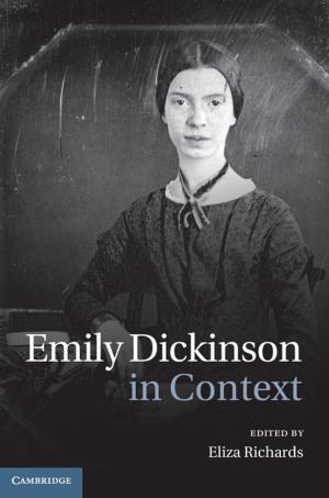 Cover of the book Emily Dickinson in Context by Nicole Dombrowski Risser
