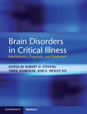 Cover of the book Brain Disorders in Critical Illness by Jean Berstel, Dominique Perrin, Christophe Reutenauer
