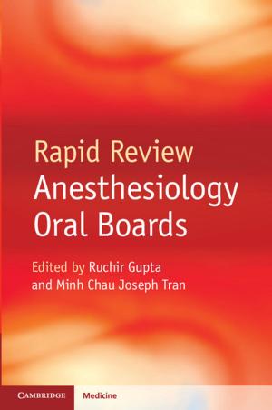 Cover of the book Rapid Review Anesthesiology Oral Boards by Erik J. Wielenberg