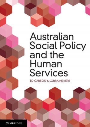 Cover of the book Australian Social Policy and the Human Services by Dr Elizabeth Leane