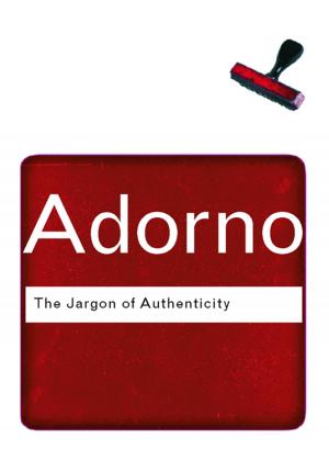Book cover of The Jargon of Authenticity