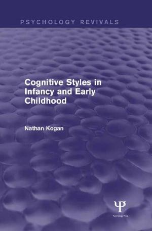 Cover of Cognitive Styles in Infancy and Early Childhood (Psychology Revivals)
