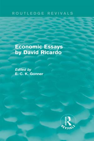 Cover of the book Economic Essays by David Ricardo (Routledge Revivals) by Carol Hardy-Fanta, Jeffrey Gerson