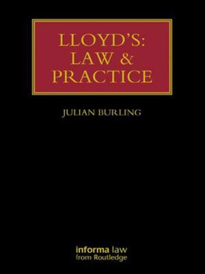 Cover of the book Lloyd's: Law and Practice by Marc Bloch
