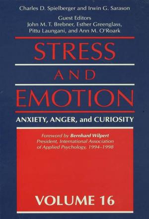 Cover of the book Stress And Emotion by David Sciulli