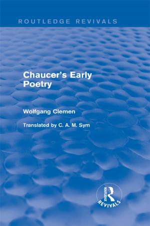 Cover of the book Chaucer's Early Poetry (Routledge Revivals) by David Pardey