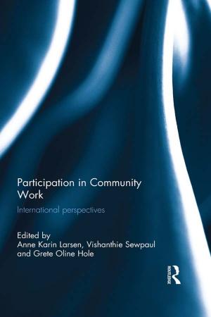 Cover of the book Participation in Community Work by Elliot King, Neil Alperstein
