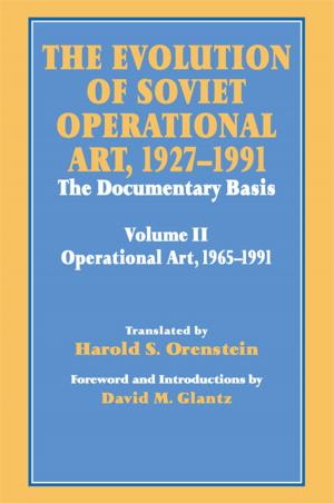 Book cover of The Evolution of Soviet Operational Art, 1927-1991