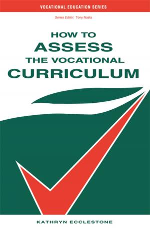 Cover of the book How to Assess the Vocational Curriculum by David Hodgkinson, Rebecca Johnston