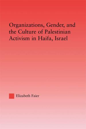 Cover of the book Organizations, Gender and the Culture of Palestinian Activism in Haifa, Israel by Cox, Kevin (City University, Hong Kong, China), Imrie, Bradford W. (City University, Hong Kong, China), Miller, Allen (Australian National University, Canberra)