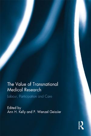 Cover of the book The Value of Transnational Medical Research by Tim Hall, Heather Barrett