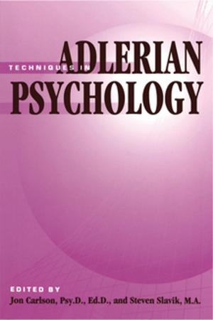 Book cover of Techniques In Adlerian Psychology