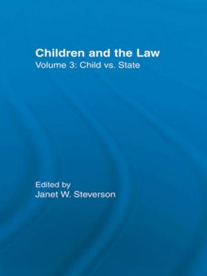 Cover of the book Child vs. State by Barnaby B. Barratt