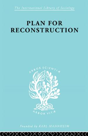 Cover of the book Plan for Reconstruction by Joseph A. Schumpeter