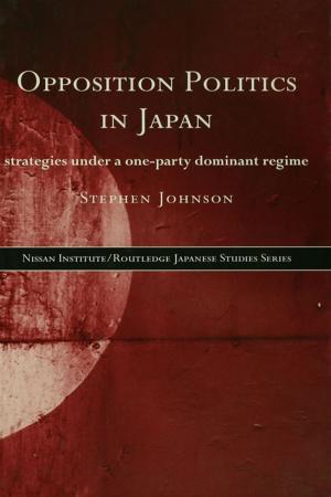 Book cover of Opposition Politics in Japan