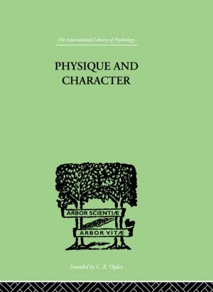 Book cover of Physique and Character