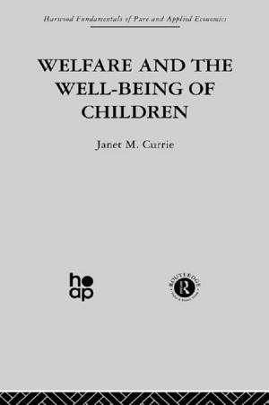 Cover of the book Welfare and the Well-Being of Children by Tasos Zembylas, Martin Niederauer