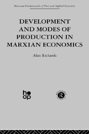 Cover of the book Development and Modes of Production in Marxian Economics by 