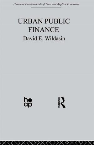 Cover of the book Urban Public Finance by William J. Talbott