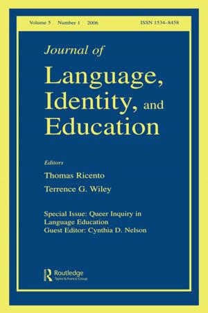 Cover of the book Queer Inquiry In Language Education Jlie V5#1 by Richard Kearney