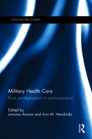 Cover of the book Military Health Care by Clive Erricker, Judith Lowndes, Elaine Bellchambers