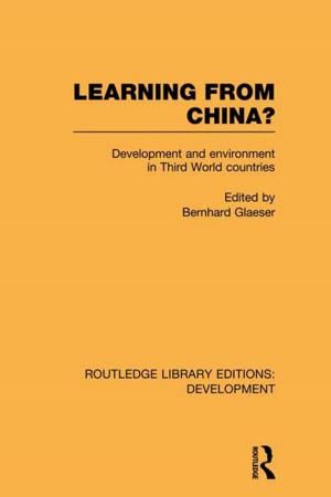 Cover of the book Learning From China? by Matthew David