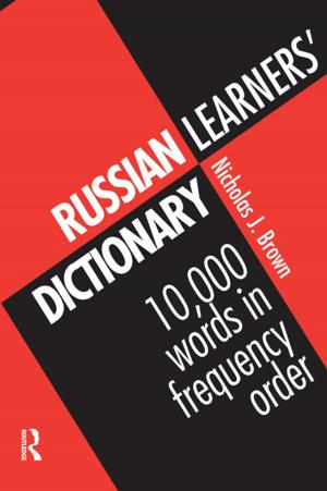 Book cover of Russian Learners' Dictionary