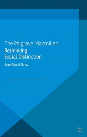 Cover of the book Rethinking Social Distinction by Madeline Bronsdon Rowan