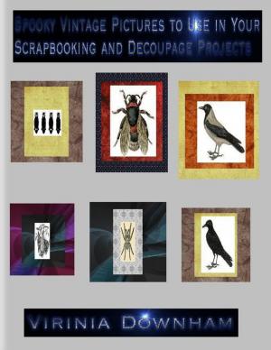 Book cover of Spooky Vintage Pictures to Use in Your Scrapbooking and Decoupage Projects