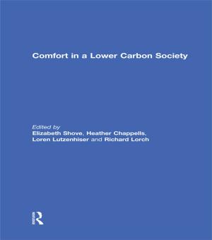 Cover of the book Comfort in a Lower Carbon Society by Kim Wale
