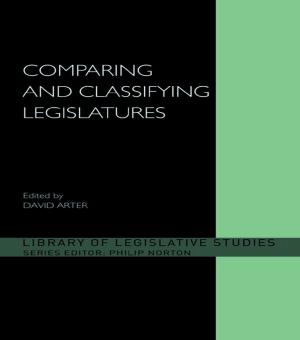 Cover of the book Comparing and Classifying Legislatures by Joel D. Aberbach
