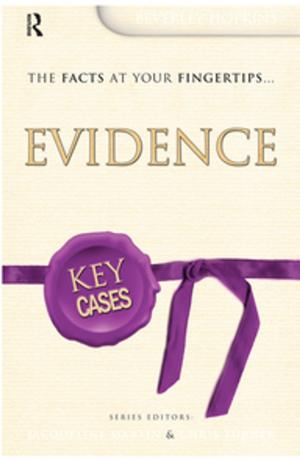 Cover of the book Key Cases: Evidence by Jeffrey R. Wigelsworth