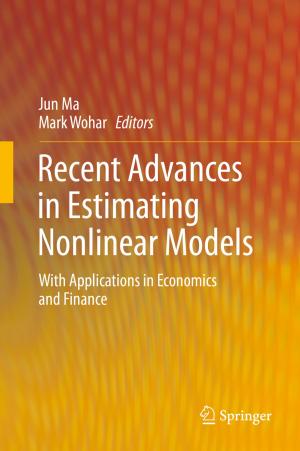 Cover of the book Recent Advances in Estimating Nonlinear Models by Tao C. Hsu, Kurt Benirschke