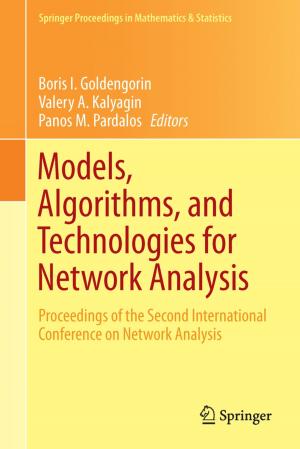 Cover of the book Models, Algorithms, and Technologies for Network Analysis by Adrian-Mihail Stoica, Toader Morozan, Vasile Dragan