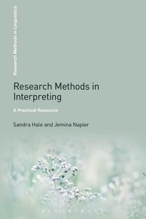 Cover of the book Research Methods in Interpreting by Lauren DeStefano