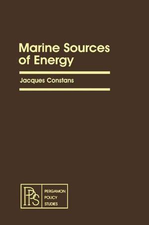 Cover of the book Marine Sources of Energy by Alexander Dityatev, Bernhard Wehrle-Haller, Asla Pitkänen