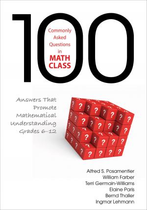 Cover of the book 100 Commonly Asked Questions in Math Class by Marion J. Goldston, Dr. Laura M. Downey