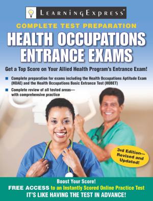 Book cover of Health Occupations Entrance Exams