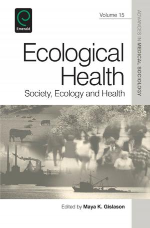 Cover of the book Ecological Health by Siem Jan Koopman, Eric Hillebrand