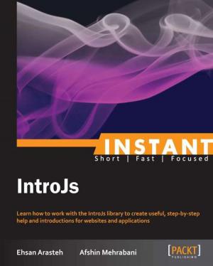 Cover of the book Instant IntroJs by Claudio Eduardo de Oliveira