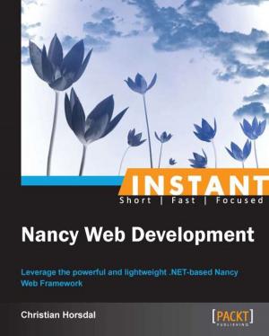 Cover of the book Instant Nancy Web Development by Joan Coy
