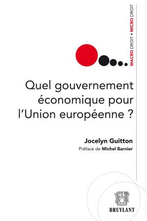 Cover of the book Quel gouvernement économique pour l'Union européenne by Alain Bensoussan, Jérémy Bensoussan, Bruno Maisonnier, Olivier Guilhem