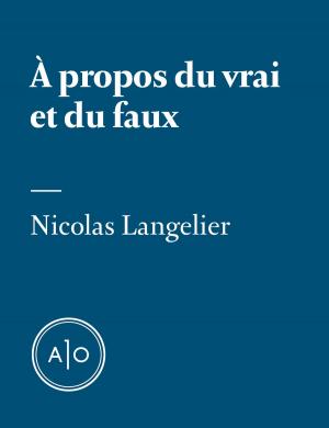 Cover of the book À propos du vrai et du faux by Pierrick Blin, Antoine Dion-Ortega, Valérian Mazataud