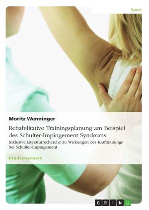 Book cover of Rehabilitative Trainingsplanung am Beispiel des Schulter-Impingement Syndroms