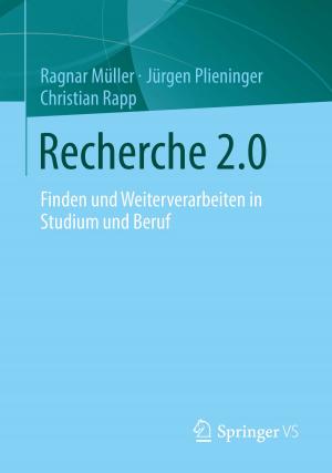 Cover of the book Recherche 2.0 by Christoph Burmann, Tilo Halaszovich, Michael Schade, Rico Piehler